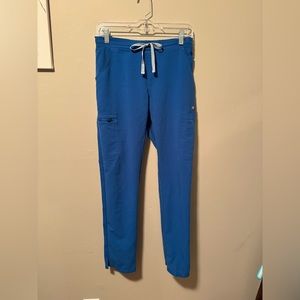 Figs Technical Collection Womens Size XS Royal Blue Nursing Scrubs Pants